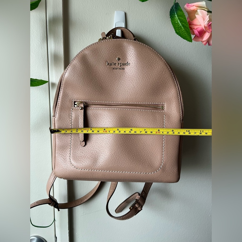 Kate Spade Tan Leather Backpack - Picture 2 of 11
